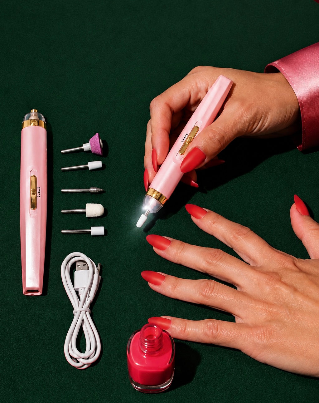 5-in-1 Elektrische Nagelvijl — Draadloze Manicureset