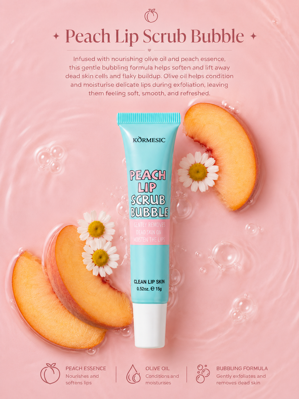 Kormesic Peach Lip Care Set