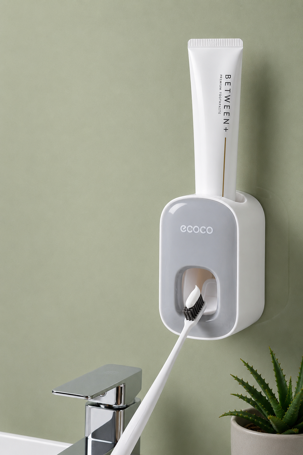 Wall-Mounted Automatic Toothpaste Dispenser