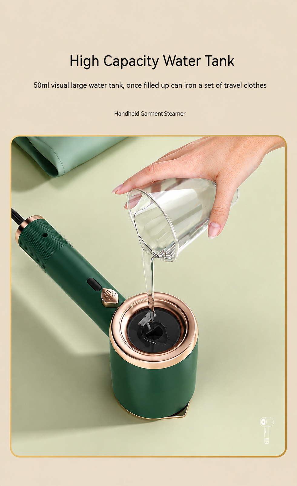 Handheld Portable Garment Steamer Iron