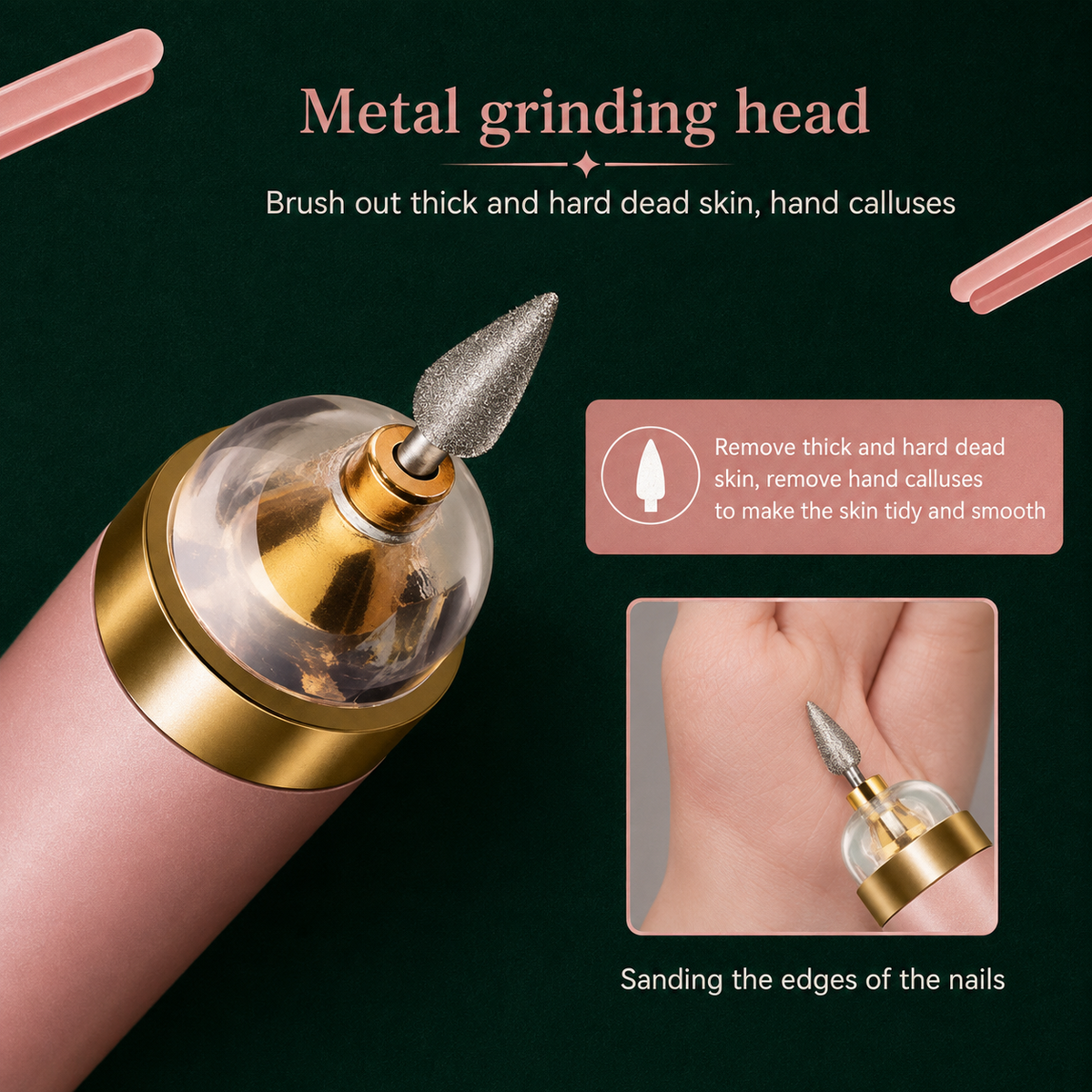 5-in-1 Elektrische Nagelvijl — Draadloze Manicureset