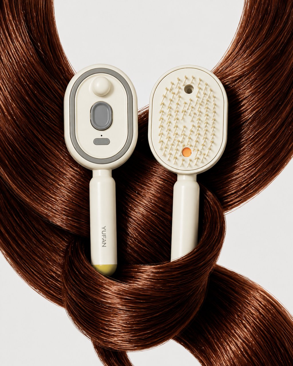 3-in-1 Electric Spray Mist Detangling Brush