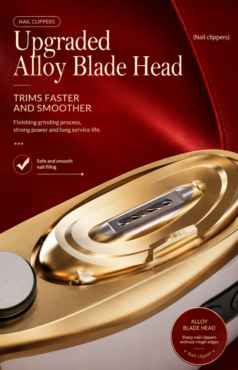 2-in-1 Electric Nail Trimmer