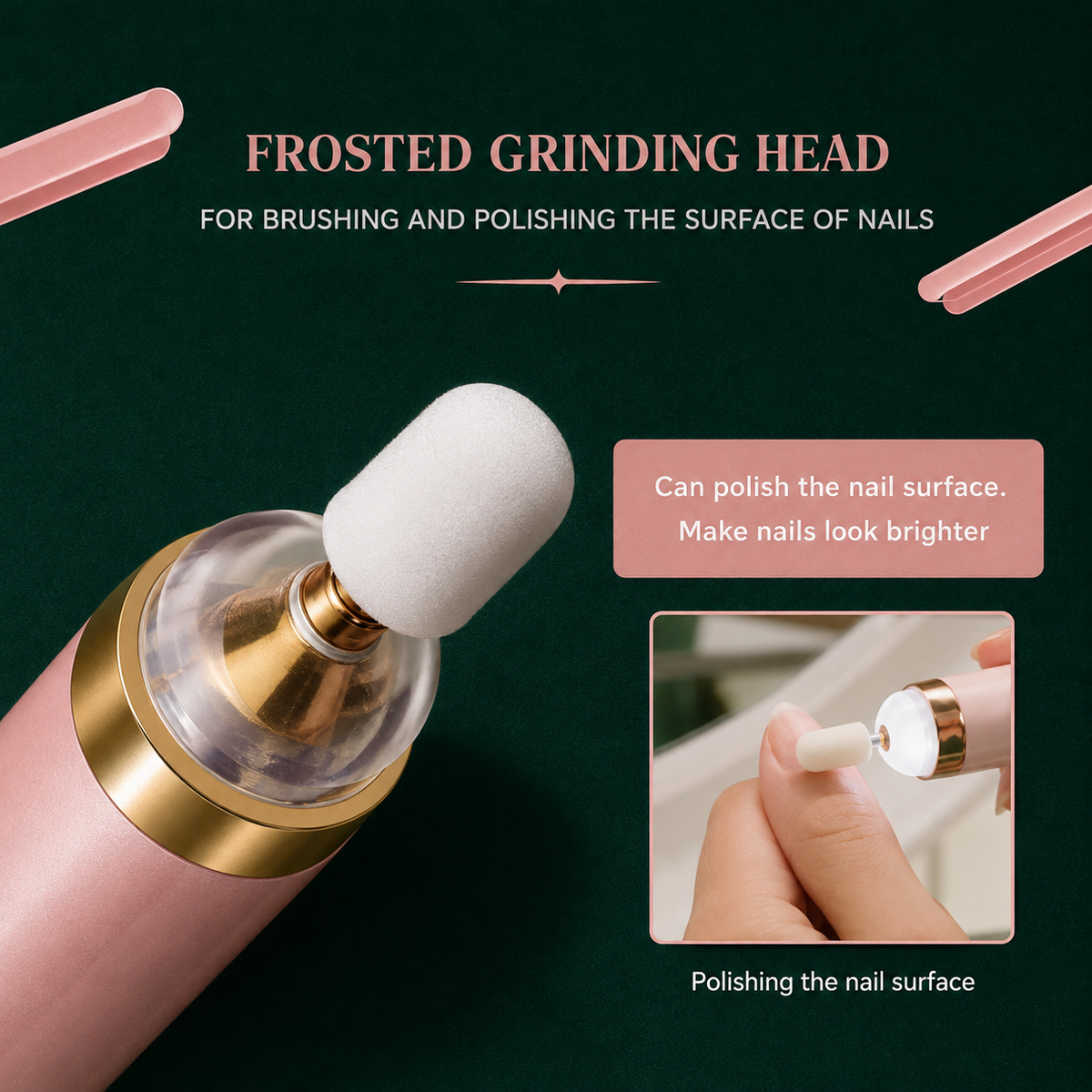 Perceuse à ongles électrique 5 en 1 — Kit de manucure sans fil