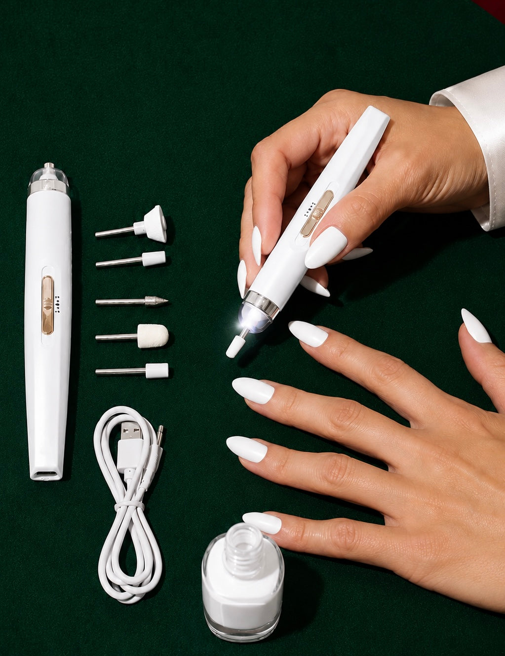 5-in-1 Elektrische Nagelvijl — Draadloze Manicureset