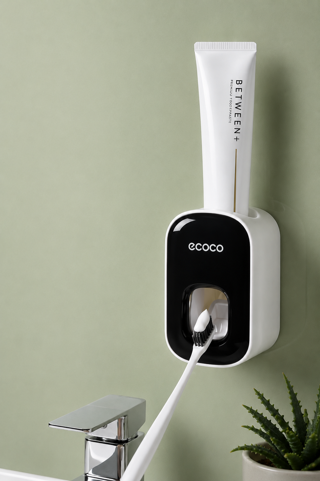Wall-Mounted Automatic Toothpaste Dispenser