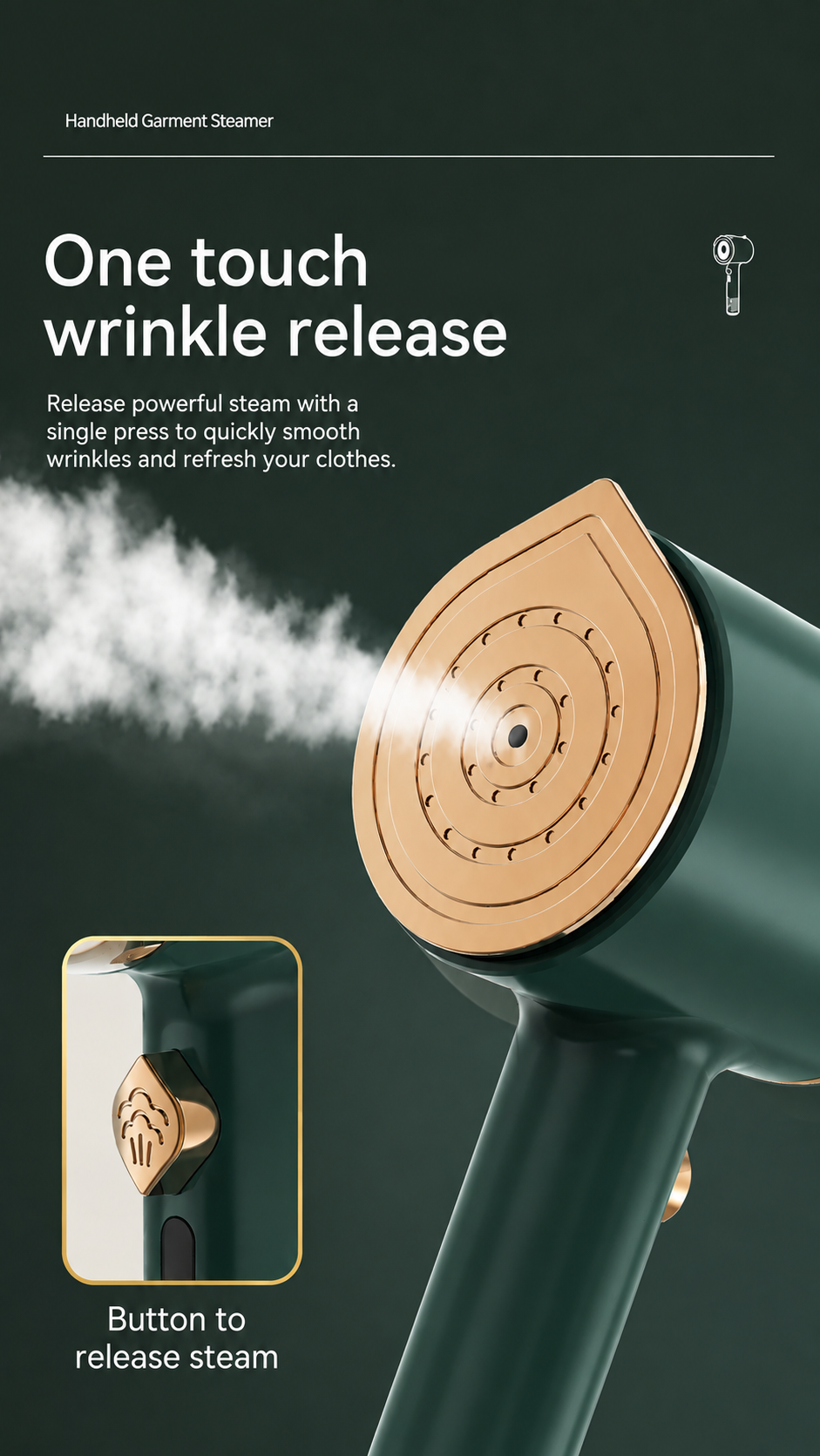 Handheld Portable Garment Steamer Iron